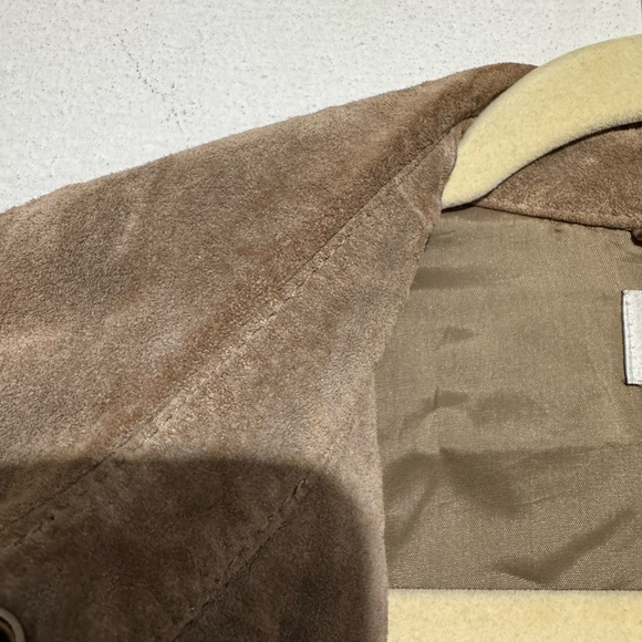 Alfani Vtg Women’s Fringe Leather Suede Jacket Size L Western Boho Festival - Picture 5 of 9